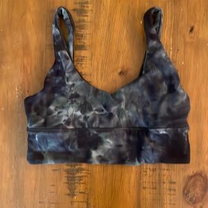 EUC lululemon align bra reversible diamond dye gray size 6